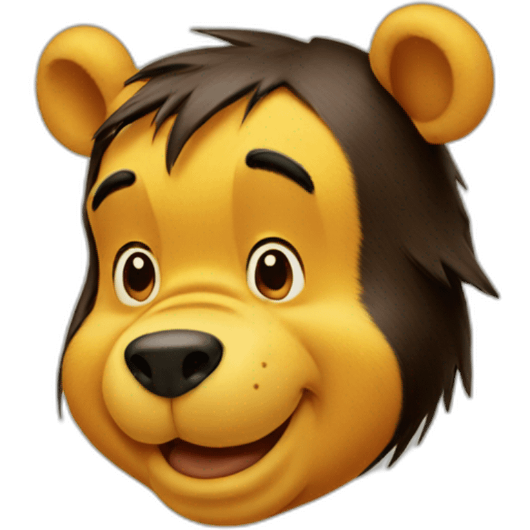 Winnie the Pooh head emoji