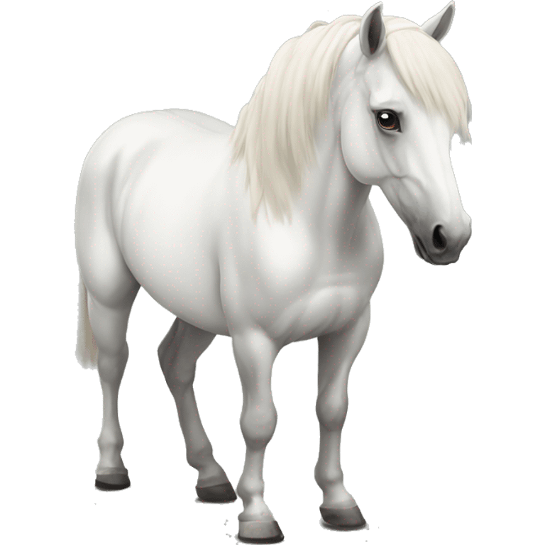 white horse emoji