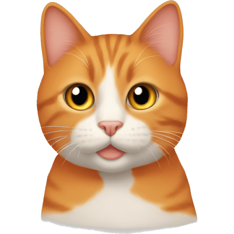 orange cat name is Coco. cutie and bo emoji