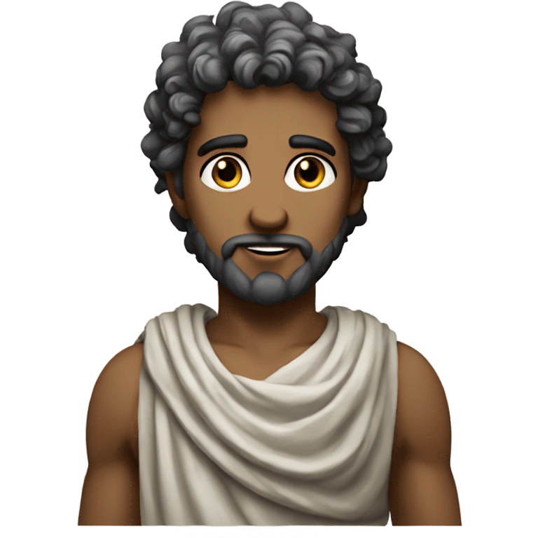 A Young greek Stone God emoji