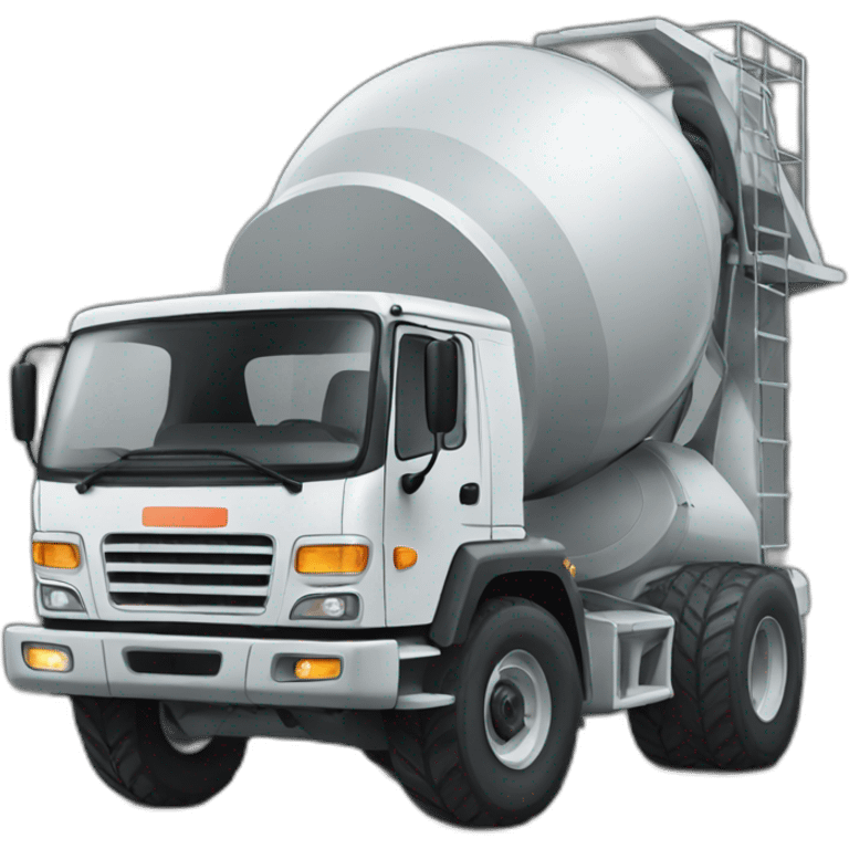 Concrete mixer emoji