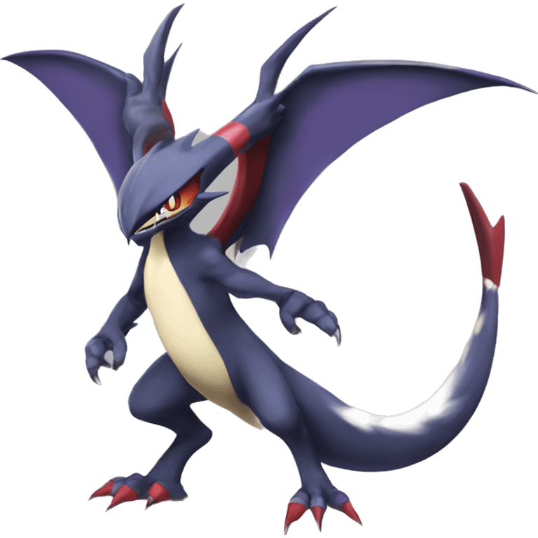 Edgy Cool Nargacuga-Noivern-Latias-Garchomp-Pokémon Full Body emoji