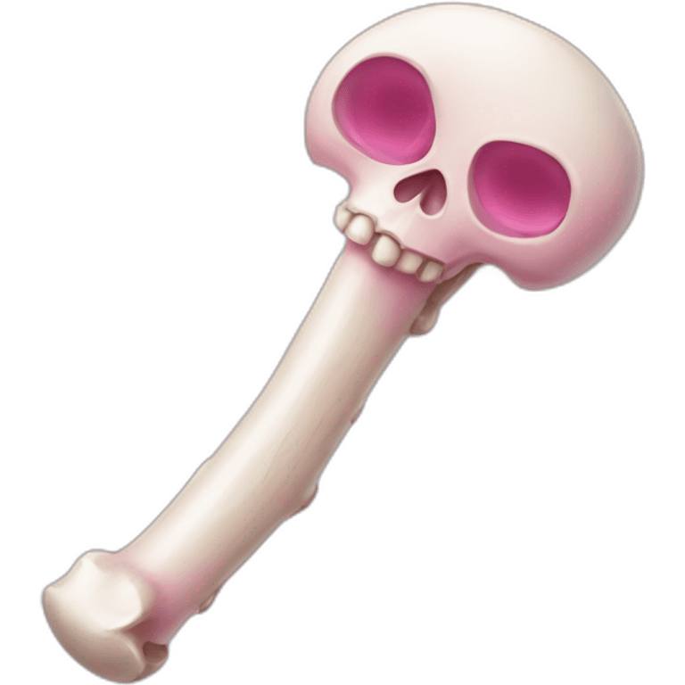 pink bone emoji