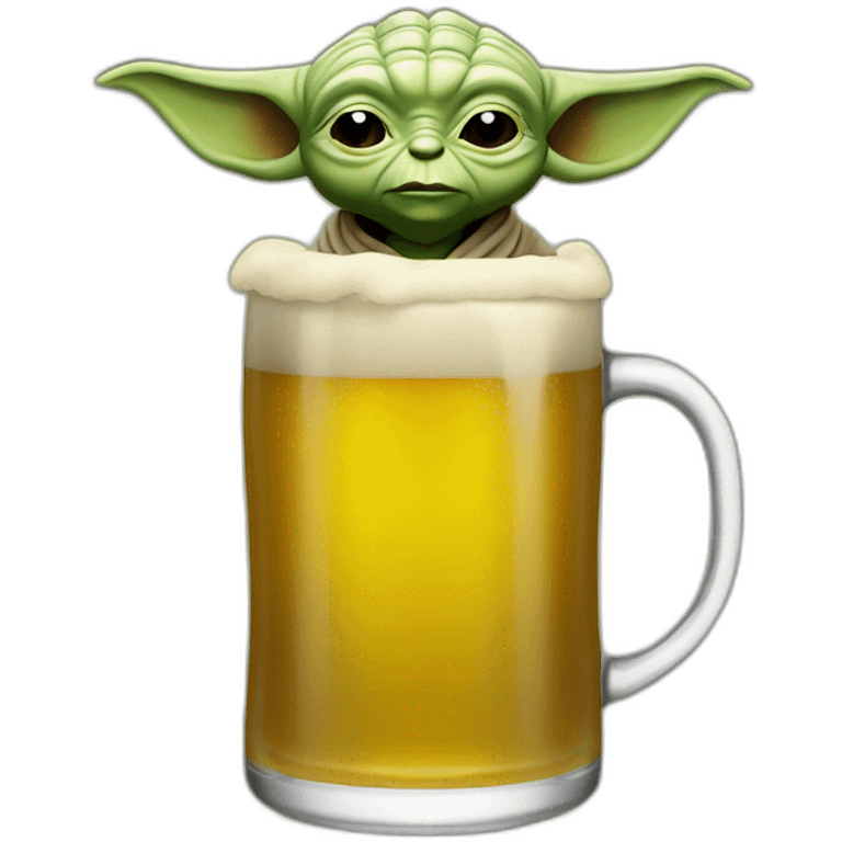 Yoda beer emoji