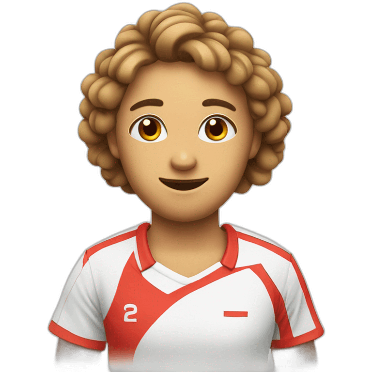 Kawaii Spanish tennis player emoji