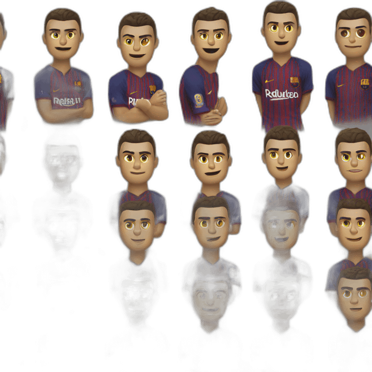 Cristiano ronaldo Barcelona shirt emoji