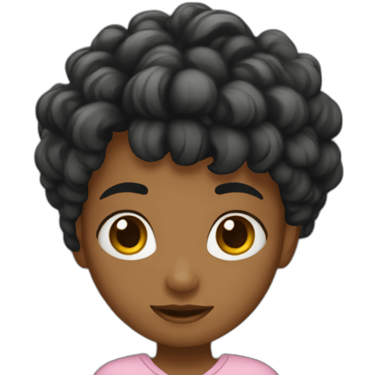 hada de pelo negro  emoji