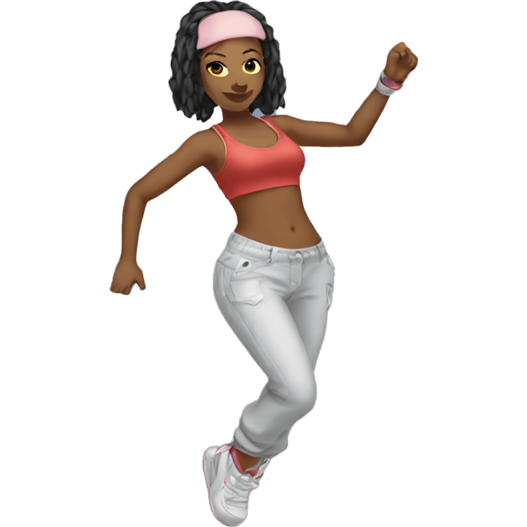 female hip hop dancer emoji emoji