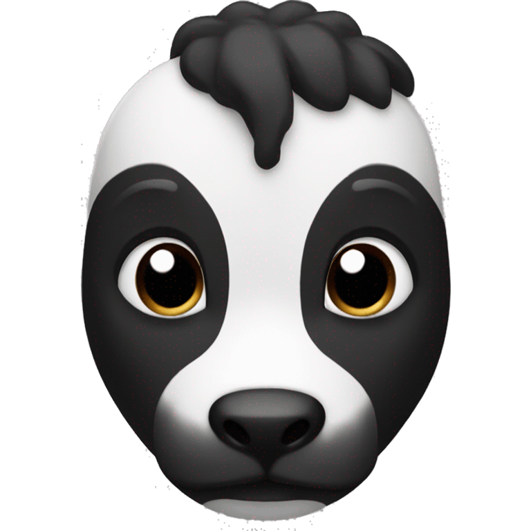 Black and White podloo emoji