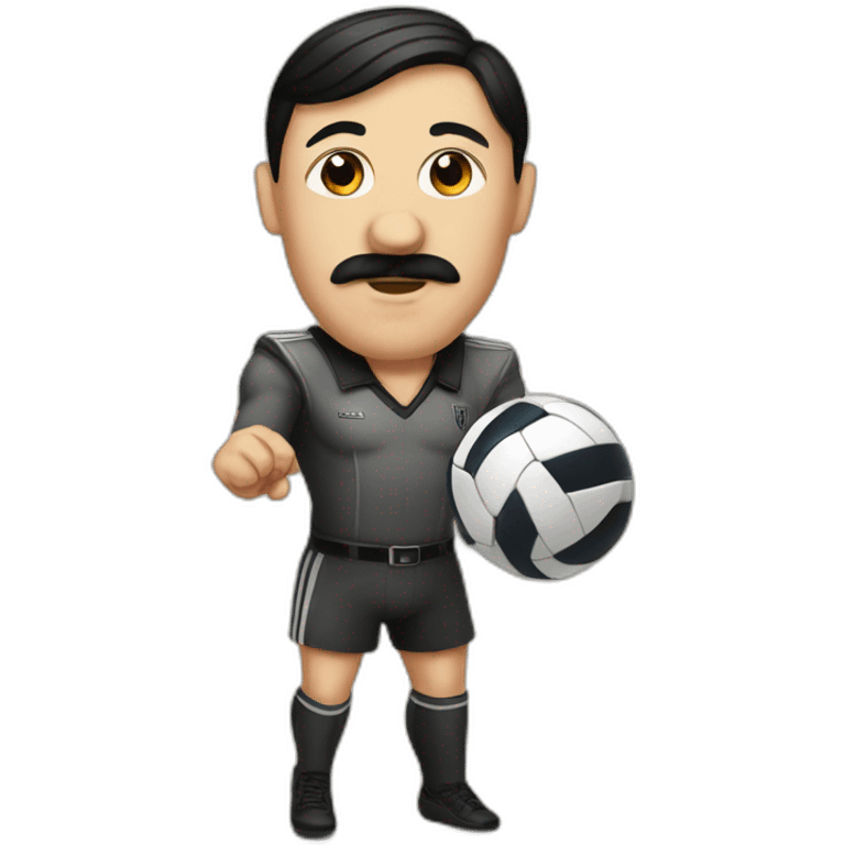 Hitler playing volleyball emoji