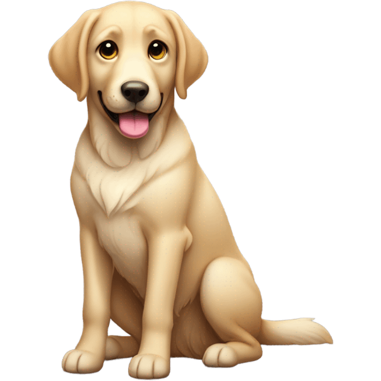 Lab retriever dog emoji