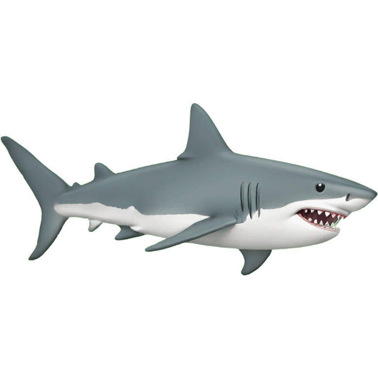 Shark swimming in weed emoji