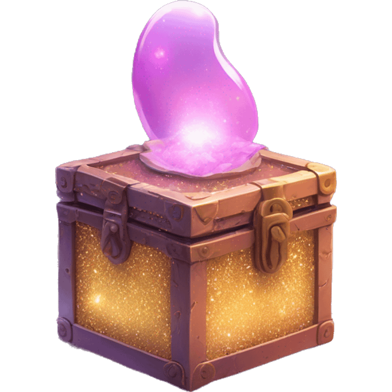 ( 8K ) THE 🪄🪄🪄MAGIC BOX🗿 glittery✨box of magic light emoji