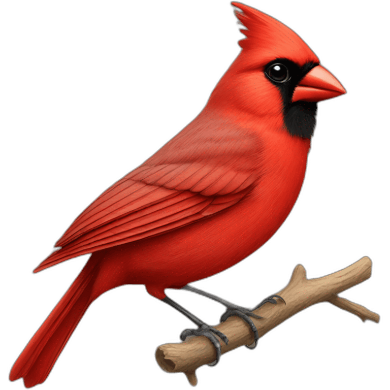 Red cardinal emoji