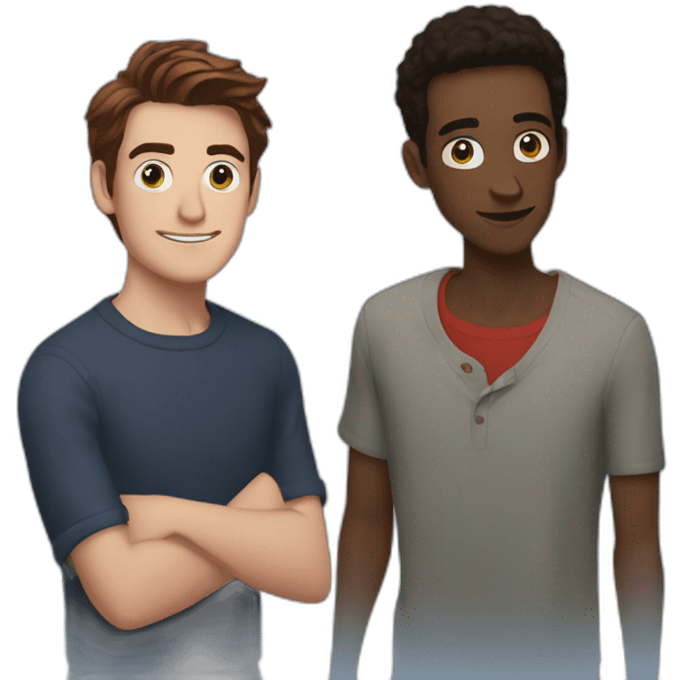 peter parker and miles moralis emoji