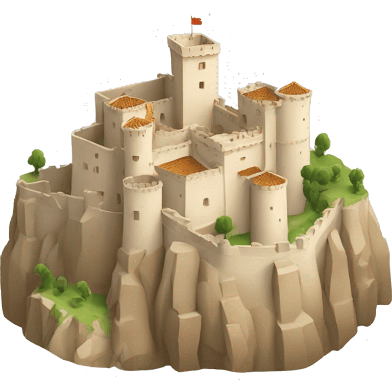 Alicante's castle in Spain emoji