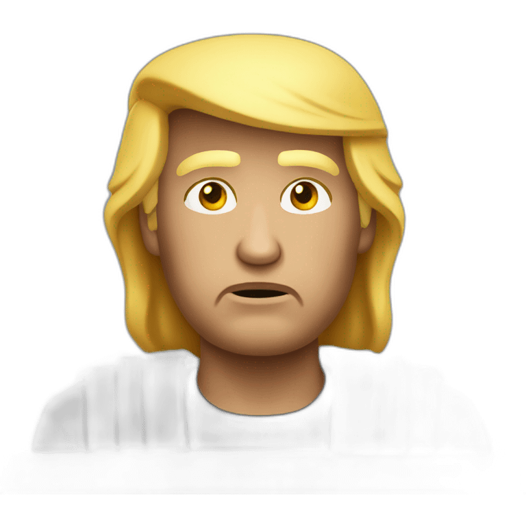 Donald Trump arrested by jesus emoji