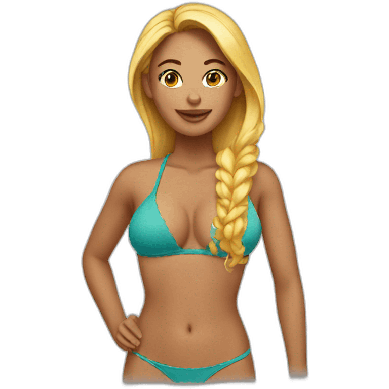 woman on bikini emoji