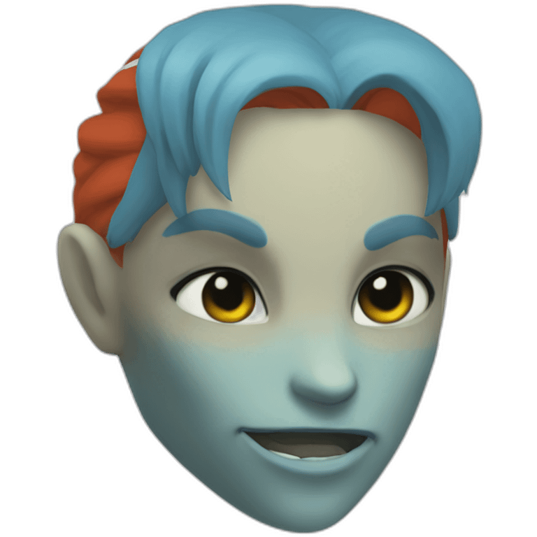 Undyne from undertalw emoji