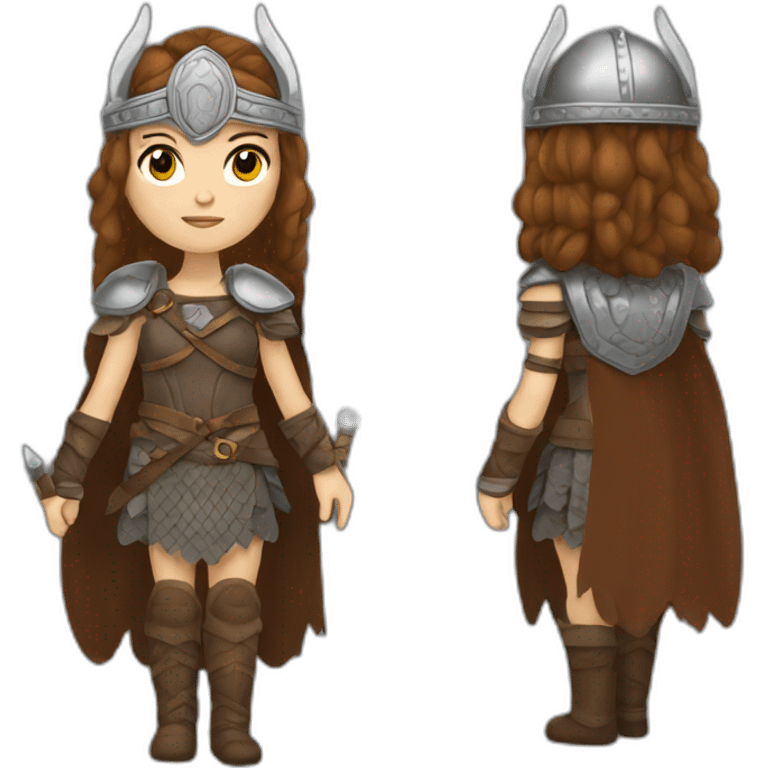 princess Viking warrior Freja emoji