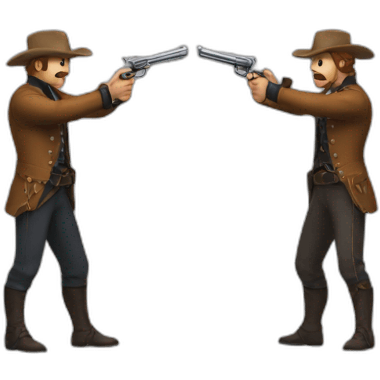 duel-with-pistols emoji