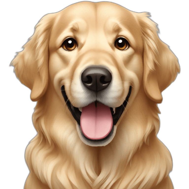 Arab golden retriever emoji