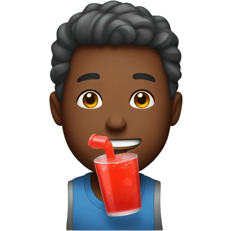 Guy drinking koolaid  emoji