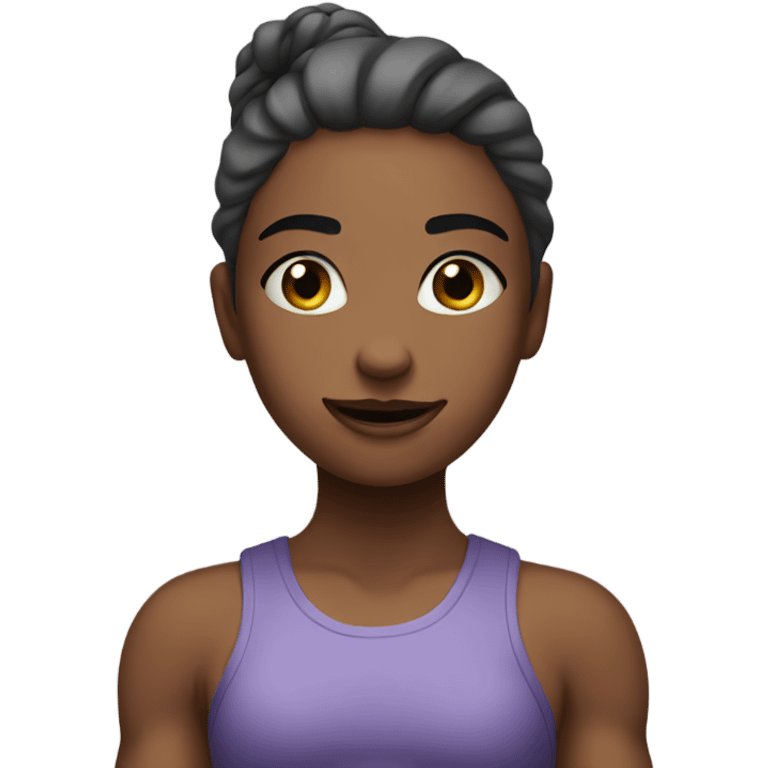 Girl with muscles ￼ emoji