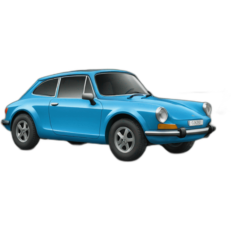 Alpine-car-bleue-ill emoji