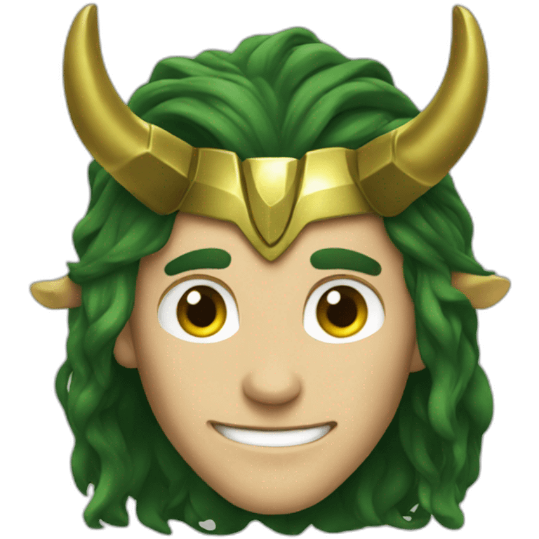 Loki with horns emoji