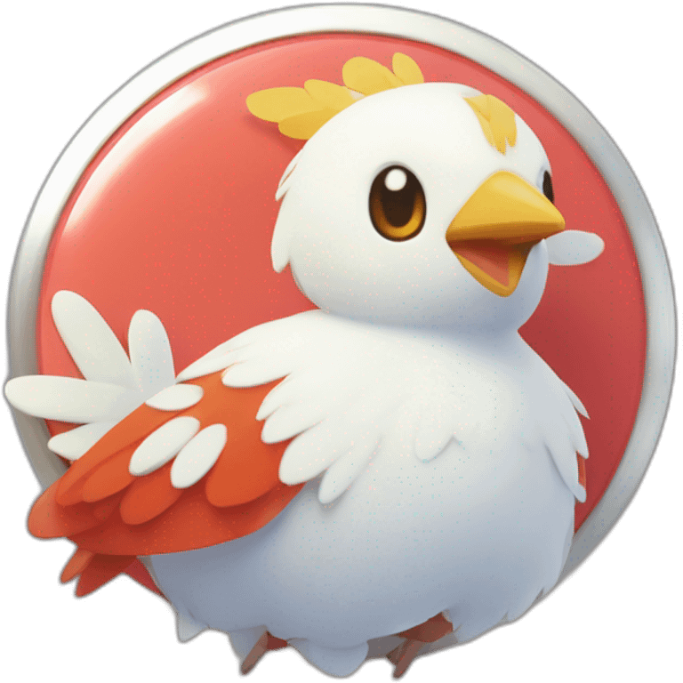 Pokemon Delibird Badge Winter Slowflake GiftBox 2023 emoji