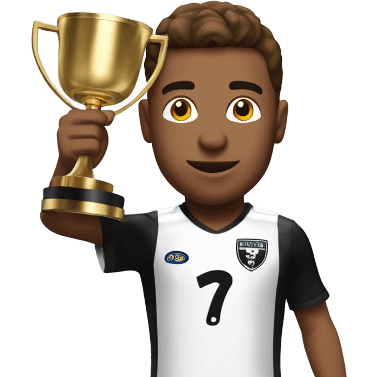 Derby county football club player holding trophy uk emoji