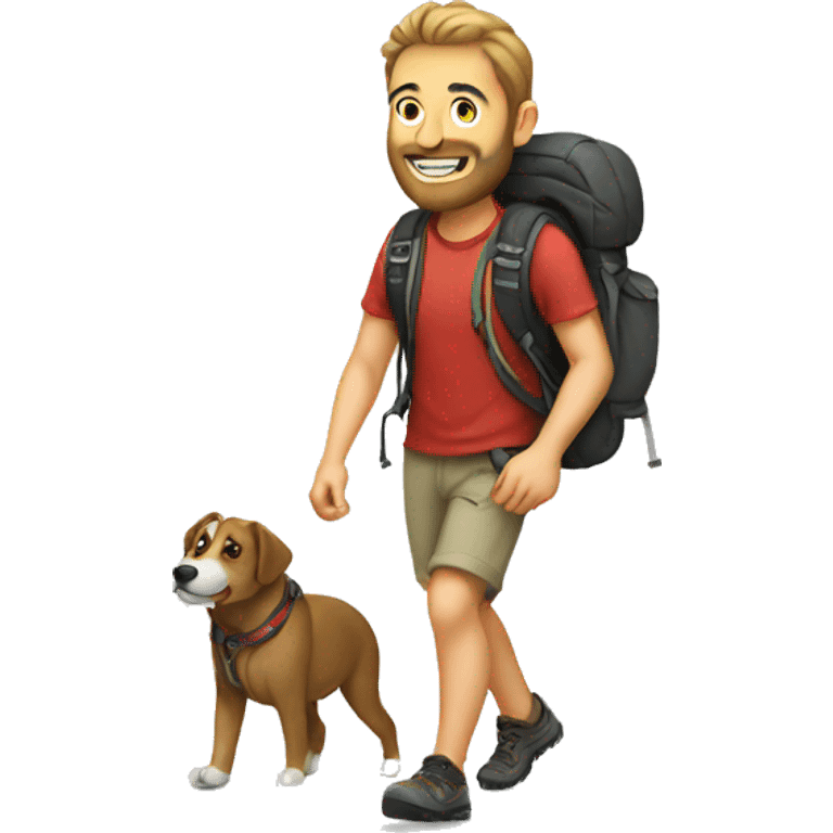 Walk backpacker emoji