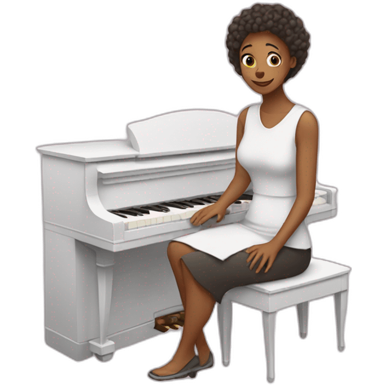 mother to piano emoji