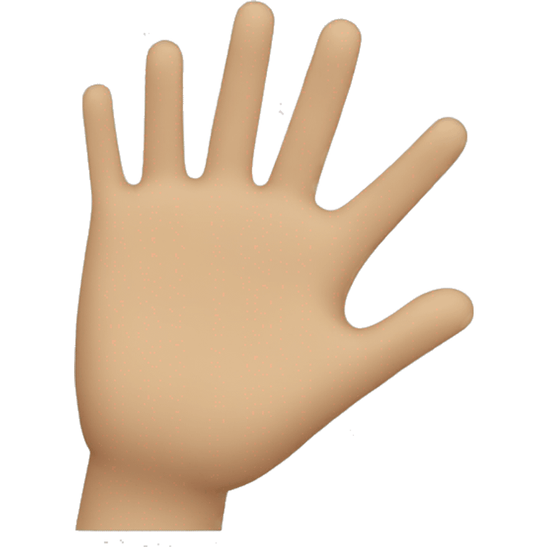 wednesday hand emoji