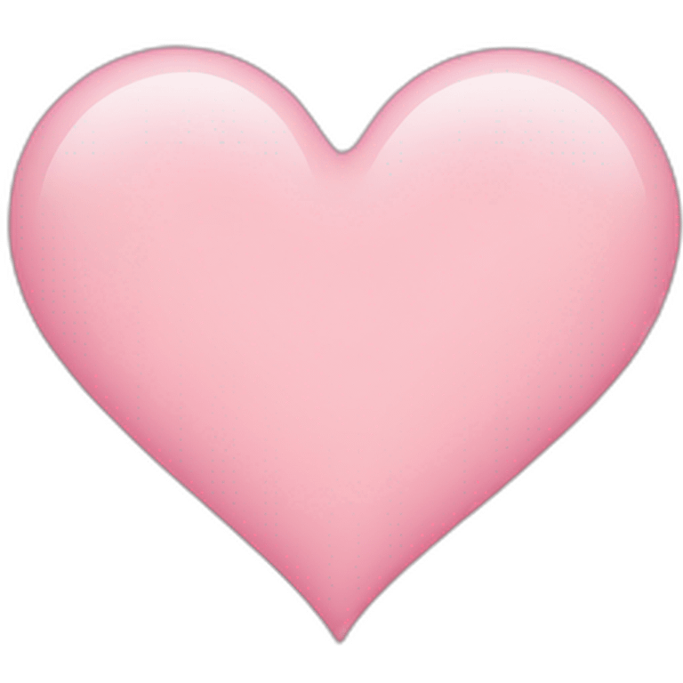 light pink heart emoji