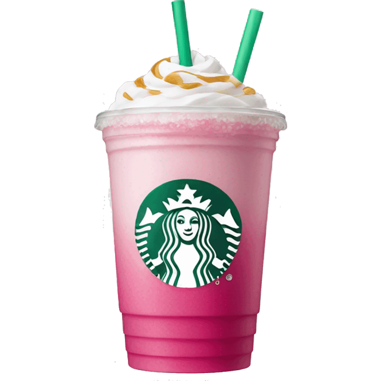 Starbucks pink drink emoji