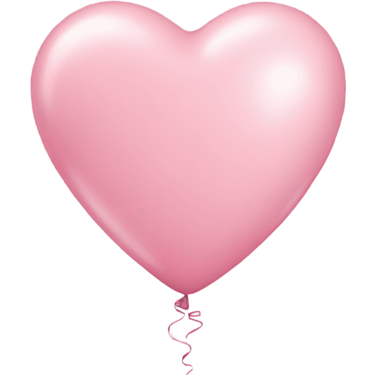 2 pastel pink heart balloons emoji