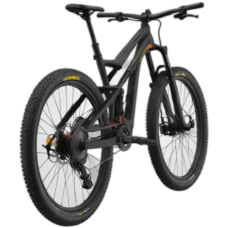 Mountain bike full suspension emoji