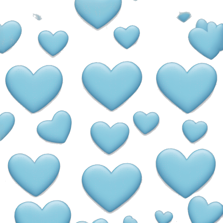 light blue mending heart emoji