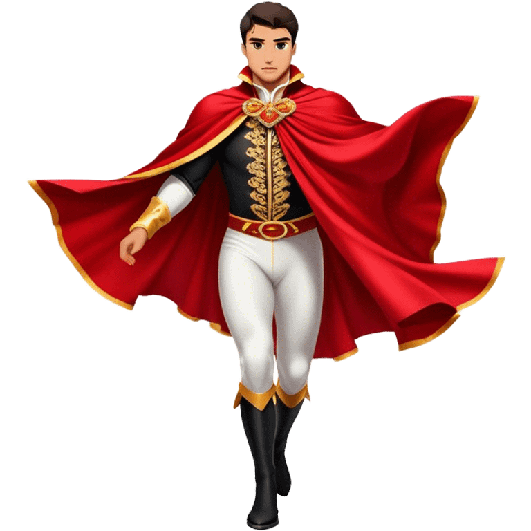 ​Cinematic Spanish Matador Holding a Red Cape, rendered with dynamic motion blur and vivid, high-contrast lighting, emoji