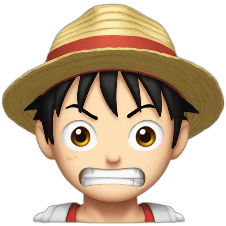 luffy angry emoji