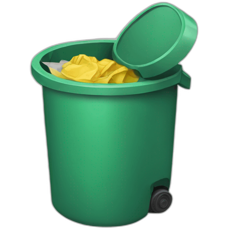 Trash can emoji