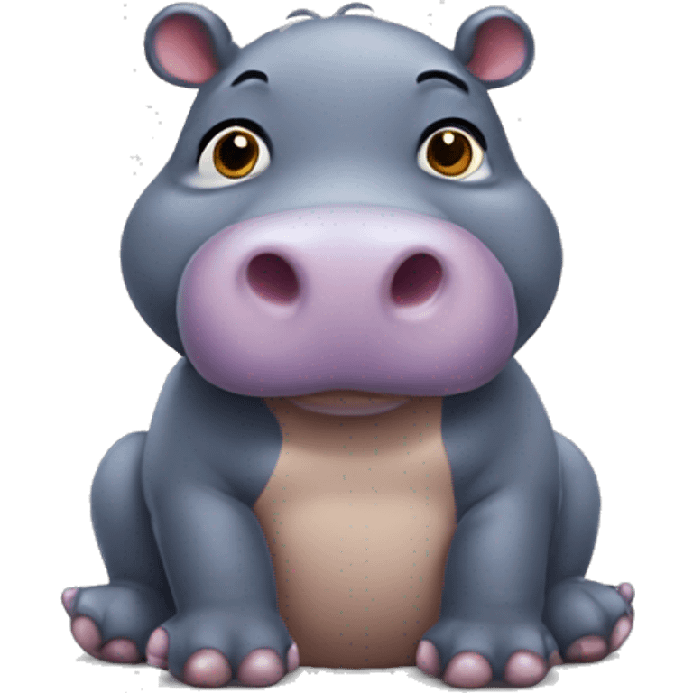 moodeng the small hippo  emoji