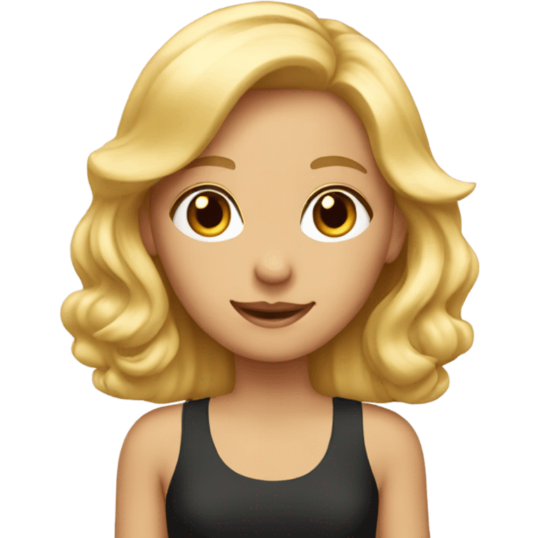 Blonde girl birthday  emoji