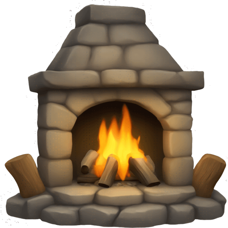 camp fireplace emoji