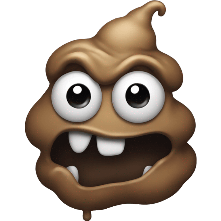 Poop monster  emoji