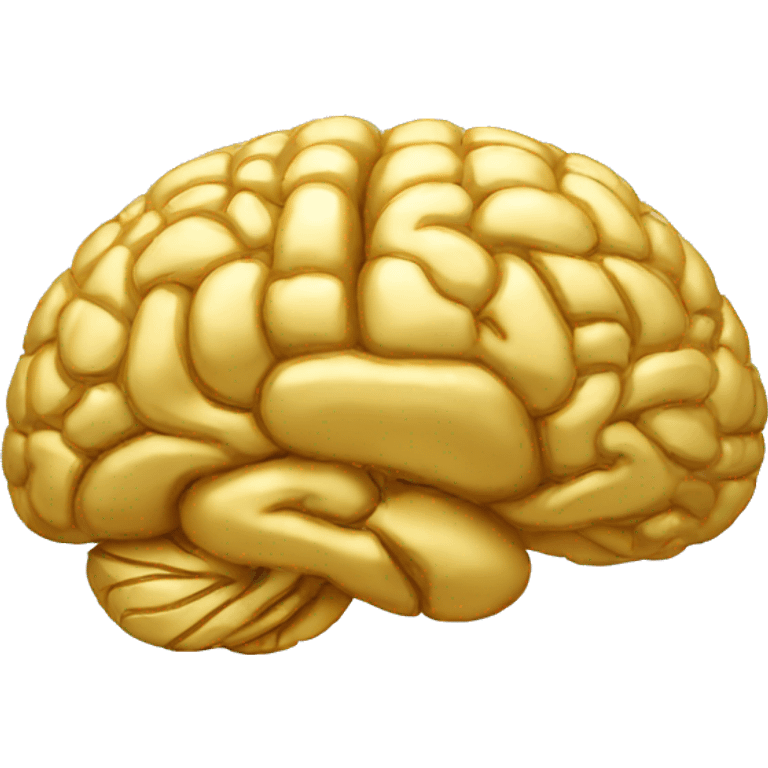 golden brain emoji