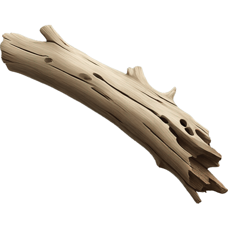 single piece of driftwood emoji