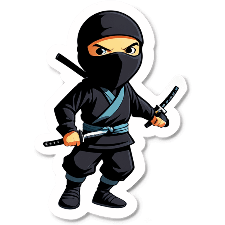 Disappearing ninja emoji